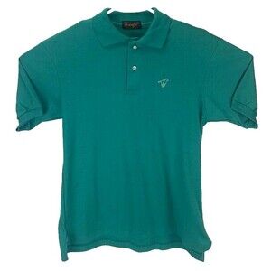 Women's Green Wrangler short sleeve polo shirt size 20  Made in the USA